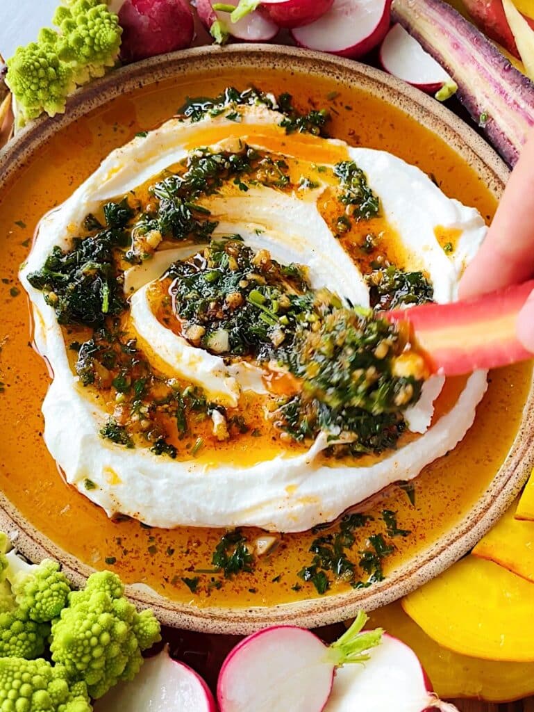 Garlic Herb Yogurt Dip Carolina Gelen