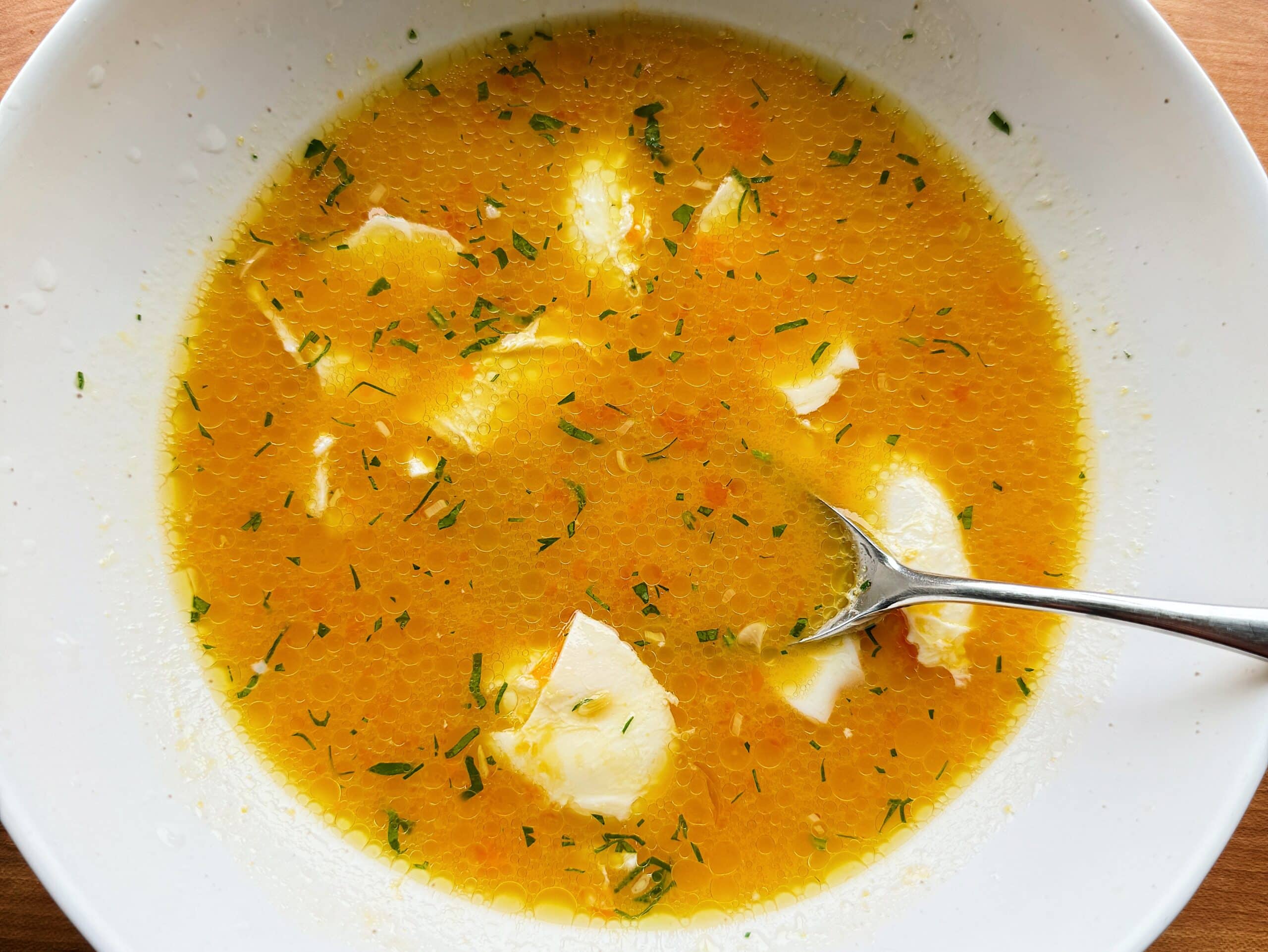 lemon garlic soup