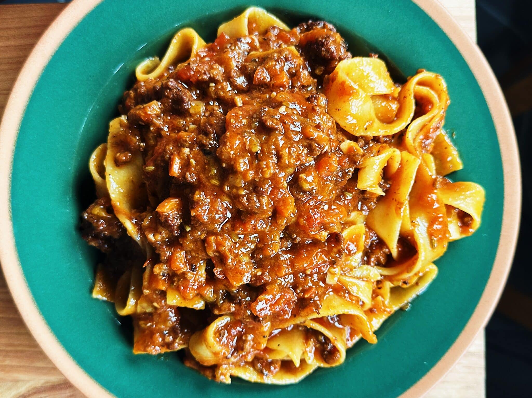 Spiced Beef Ragu with Pappardelle - Carolina Gelen