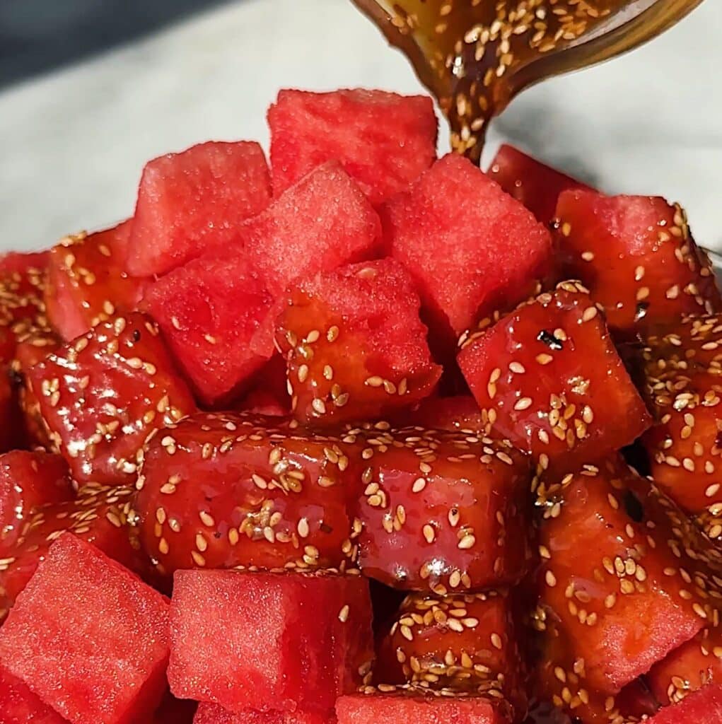 spicy watermelon salad