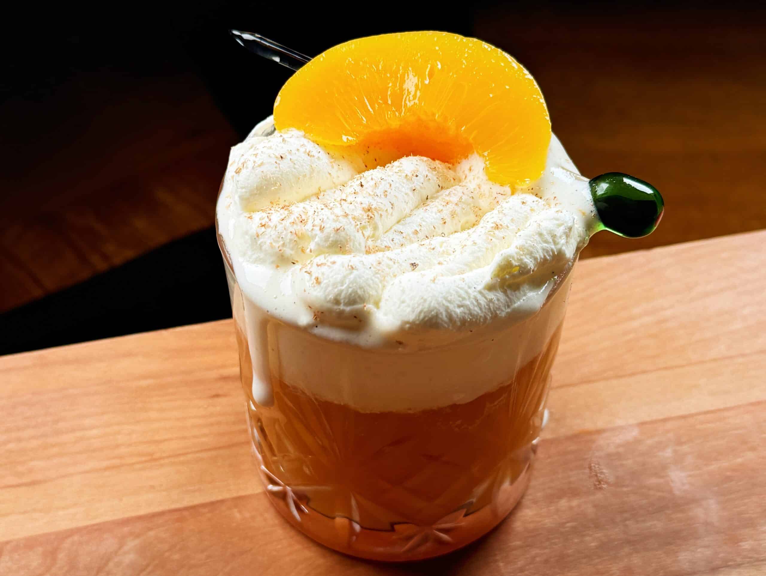 peaches and cream hot toddy