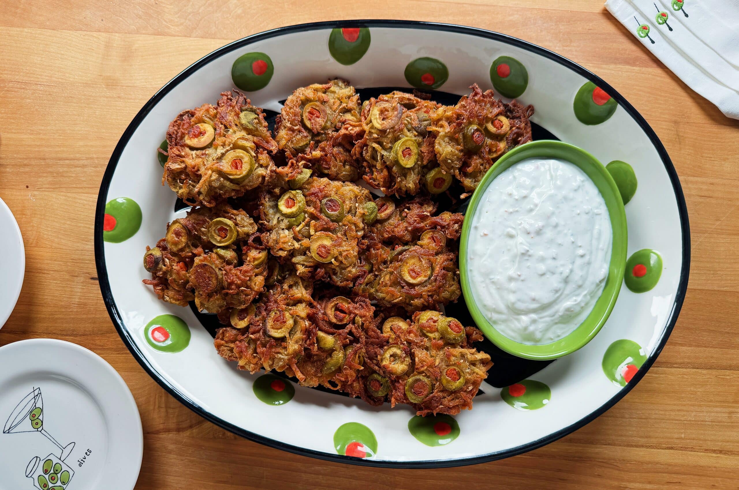 dirty martini latkes