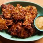 miso mushroom latkes