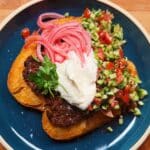 Beef Loaded Smashed Potatoes