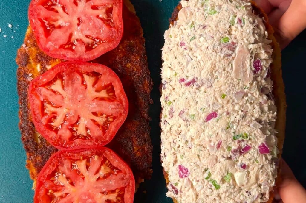 tuna feta melt