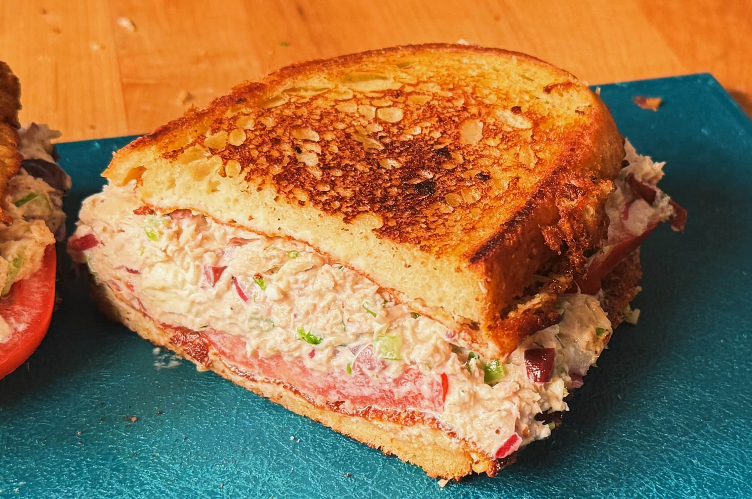 tuna feta melt