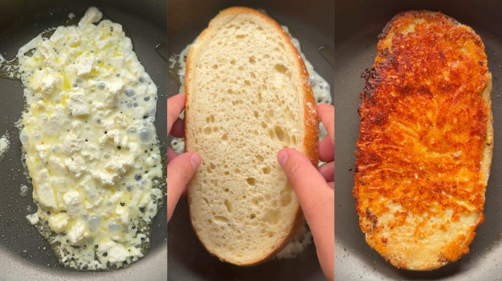 tuna feta melt