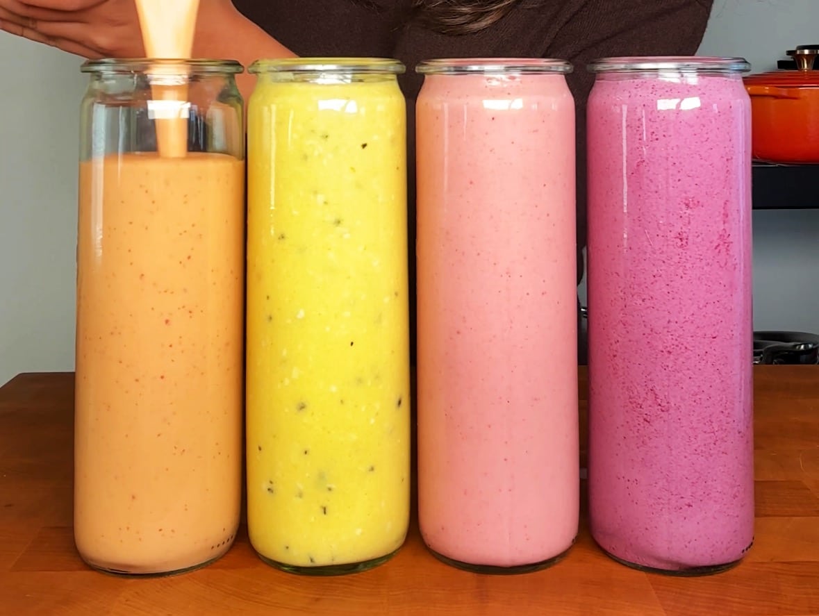 homemade yogurt drinks