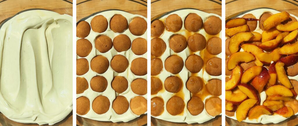 honey peaches and cream pudding